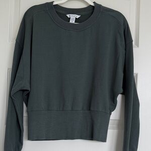 Athleta Grey/Green Sweatshirt
